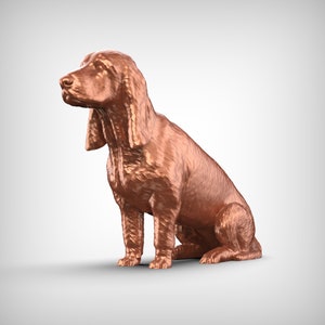 Basset Bleu de Gascogne 3D Print Model Pose 04