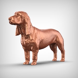 Basset Bleu de Gascogne 3D Print Model Pose 01