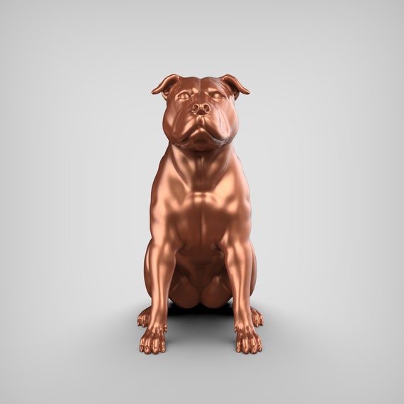 American Bully Dog 3D model 3D printable