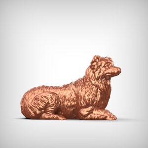 Border Collie Dog 3D Print Model Pose 09