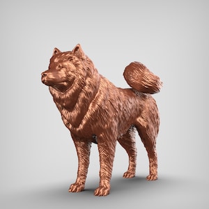 Samoyed STL File 3D Print Model V3