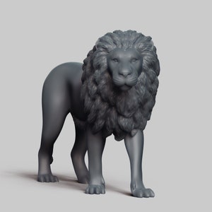 Lion STL File 3D Print Model Pose 03