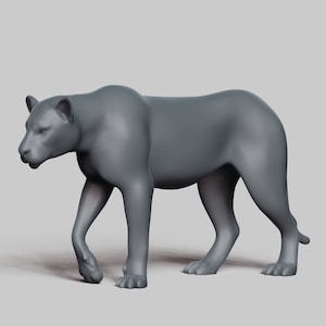 Leeuwin STL-bestand 3D Print Model Pose 02