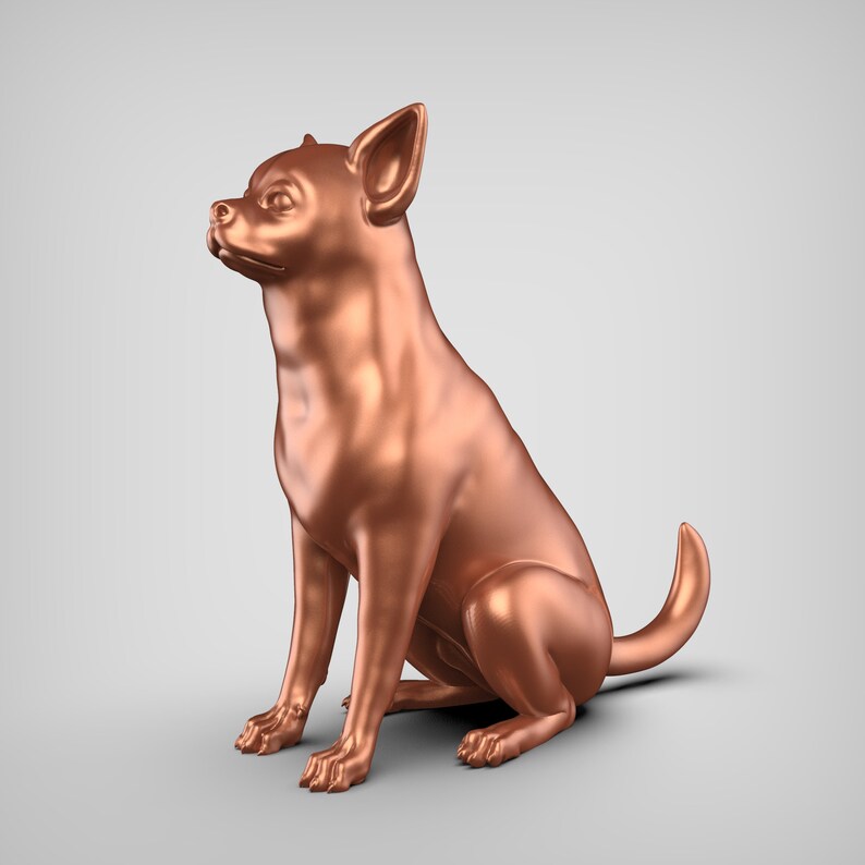 Chihuahua STL File 3D Print Model V2 - Etsy