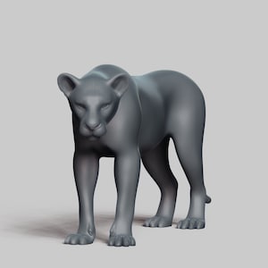 Leeuwin STL-bestand 3D Print Model Pose 01