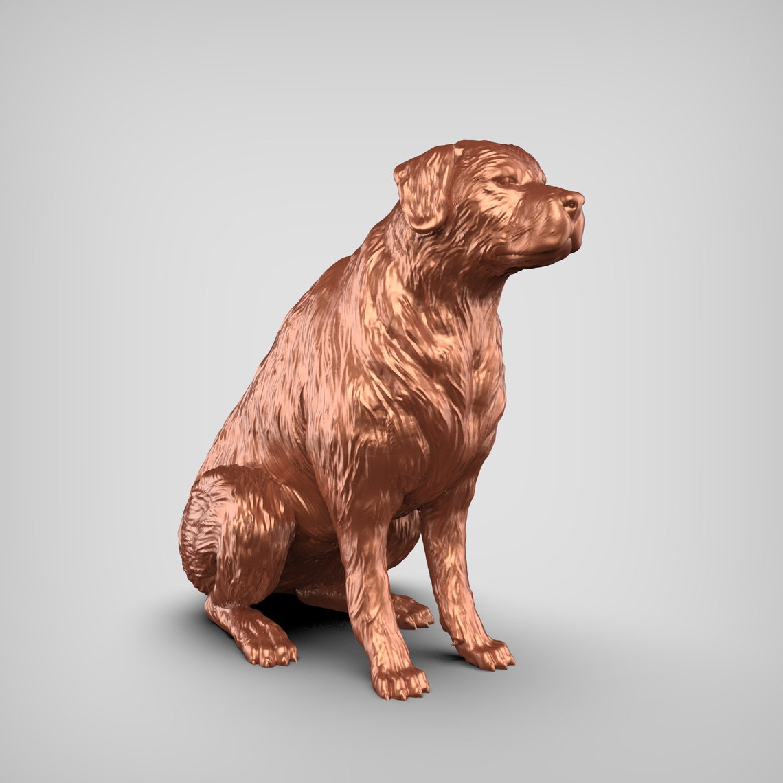 Golden Retriever STL File 3D Print Model V2 Etsy Canada