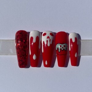 Reusable Poison Apple Press On Nails