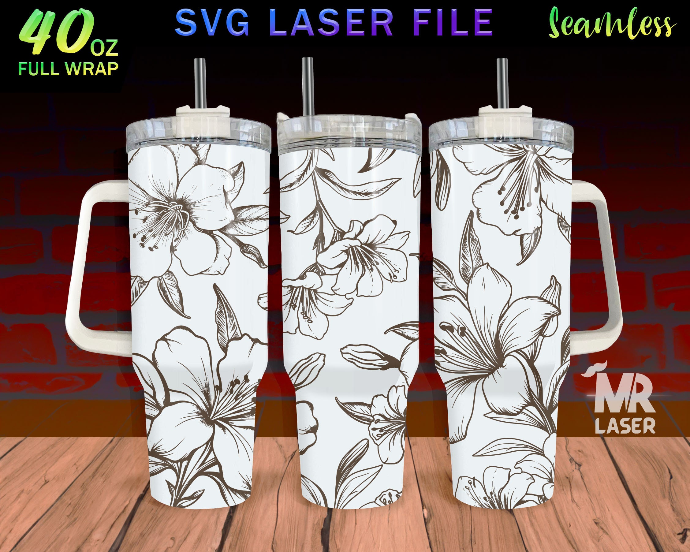 Pressed Flower Tumbler Topper for 40oz Stanley cups and dupes – Delena  Wright Artisan Jewelry