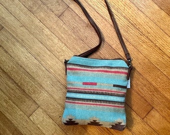 Western Canvas Crossbody Bag