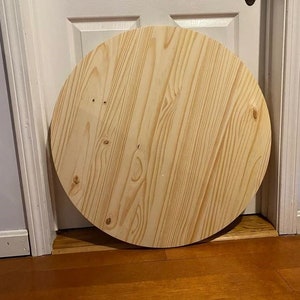 Round Table Top Round Table Top, 30 Inch Round Unfinished Wood Table Top