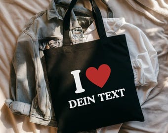 Personalisierter Jutebeutel, Baumwolltasche mit individuellem Aufdruck, bestes Geschenk für Freundin, Mama, Kollegin, individualisierbar
