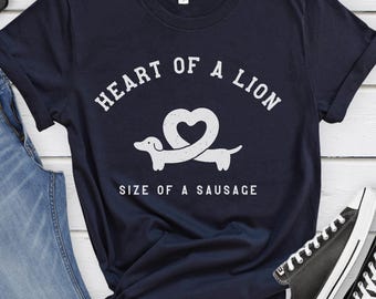 Dackelliebe T-Shirt, süßes Dachshund Shirt, Gassi Outfit für Hundeliebhaber, Geschenkidee Hundebesitzer Sausage dog, Dackel Print Grafik