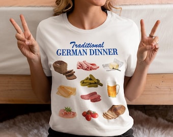Humorvolles Shirt zur deutschen Abendbrot Tradition, Geschenk für Papa, Opa, Onkel, Oktoberfest Outfit, Foodie Humor, Heimatliebe, Vesper