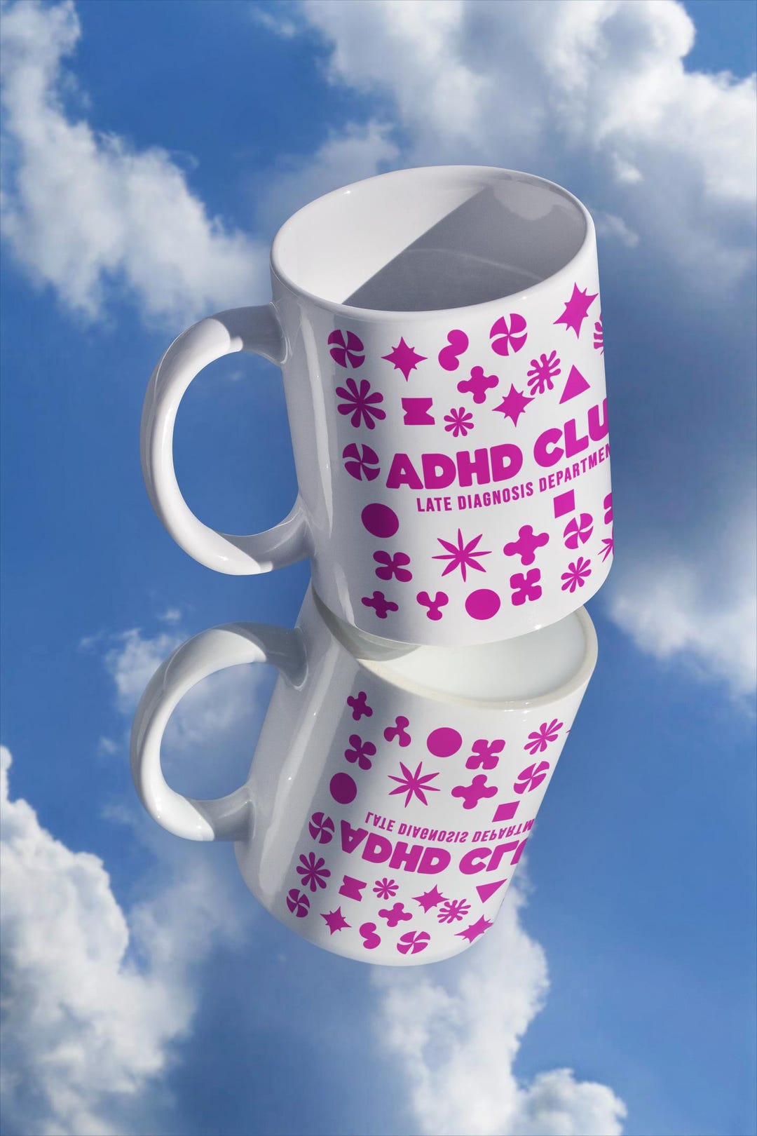 ADHD Late Diagnosis Coffee Mug, Neurodiversity Statement Tea Cup, ADHD ...