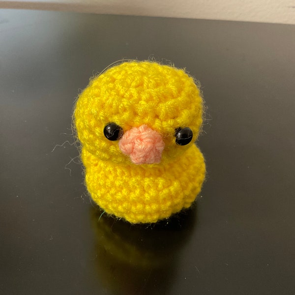 Crochet amigurumi rubber duck