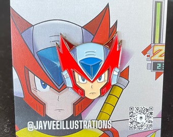 Zero Pin - Soft Enamel Pin - Megaman X Series