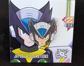 Black Zero Pin - Soft Enamel Pin - Megaman X Series