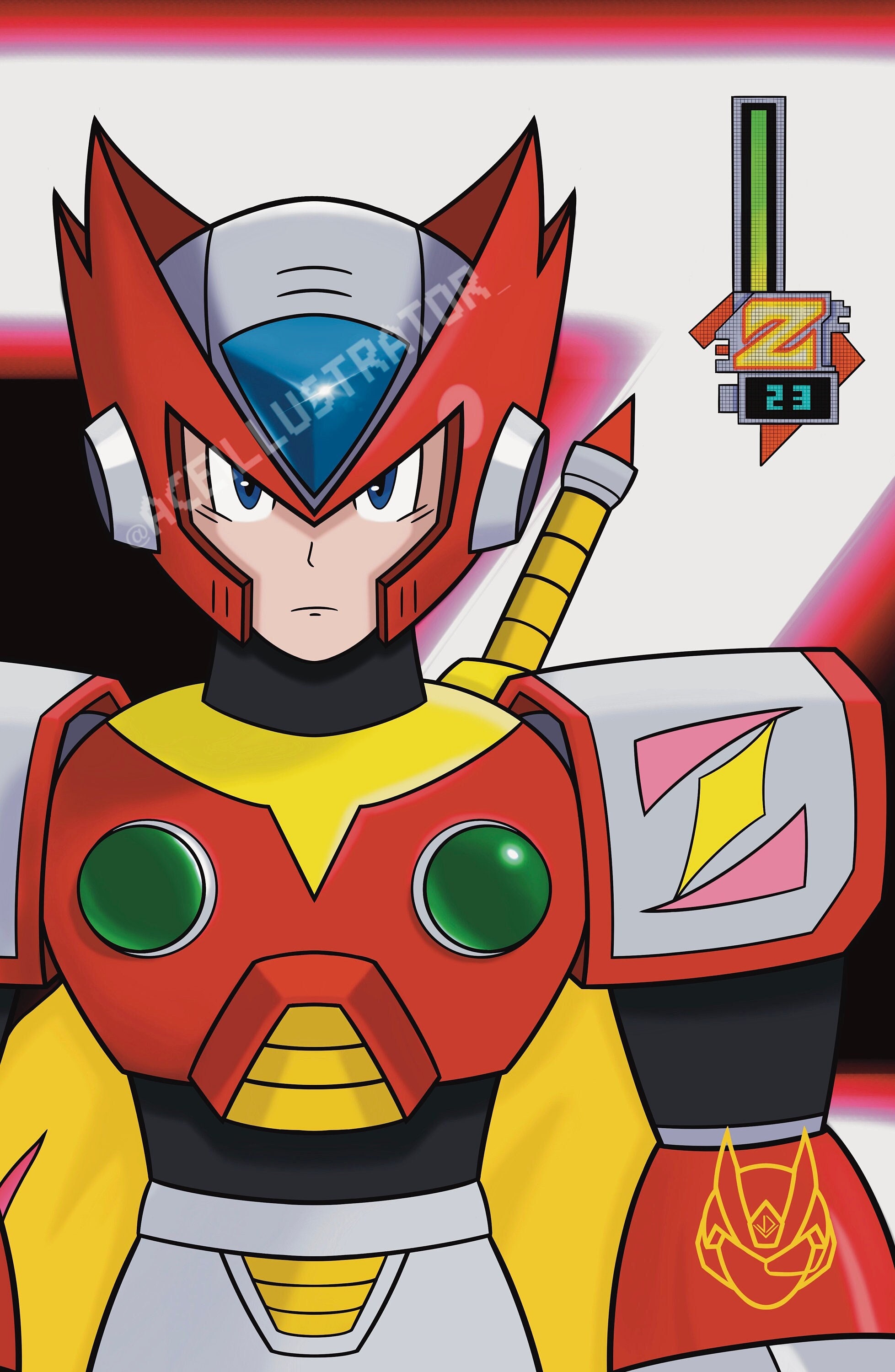 アパレル通販サイトランキング - X Megaman - Zero Premium Etsy - Poster 17 X 11 - Poster Foil ポスター