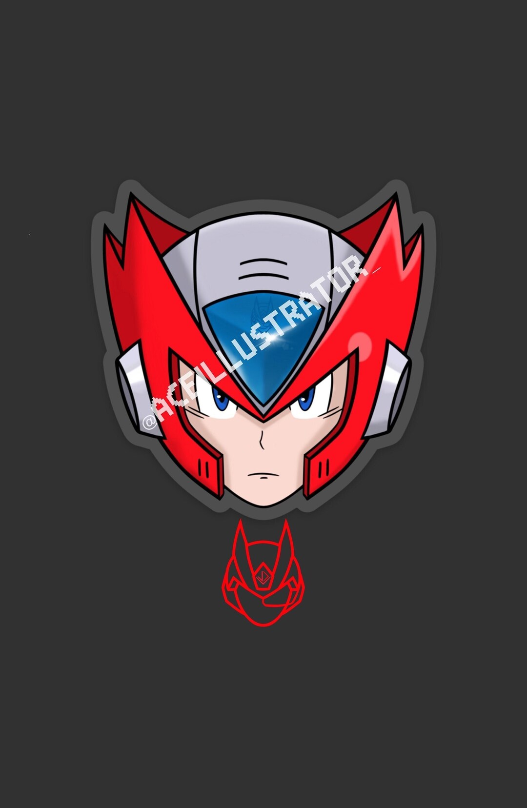 Zero Sticker - Megaman X Series - Etsy