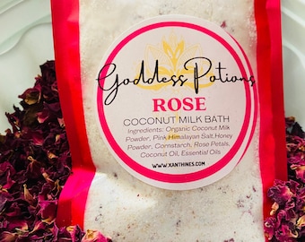 Goddess Potions Coconut Milk Baths (Rose, Citrus Mint, Colloidal Oatmeal Lavender Chamomile)