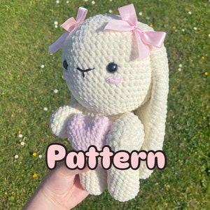 Crochet bunny pattern (Bonnie the Bunny) / amigurumi bunny pattern (DIGITAL PATTERN) / crochet pattern