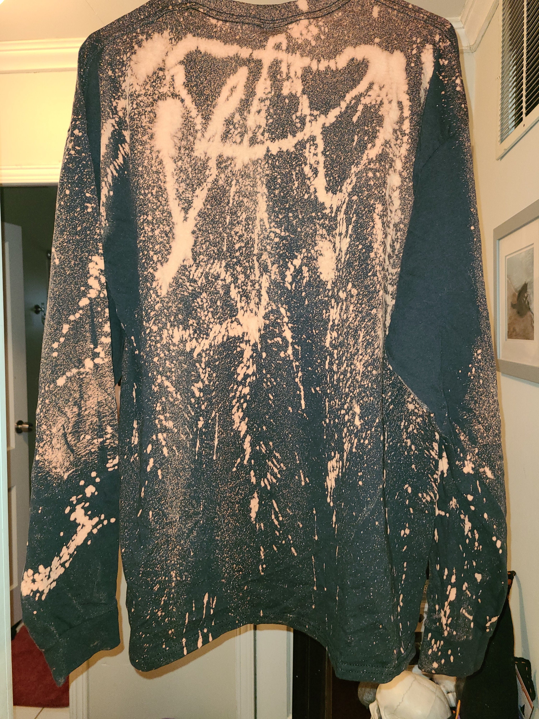 reverse tie dye long sleeve