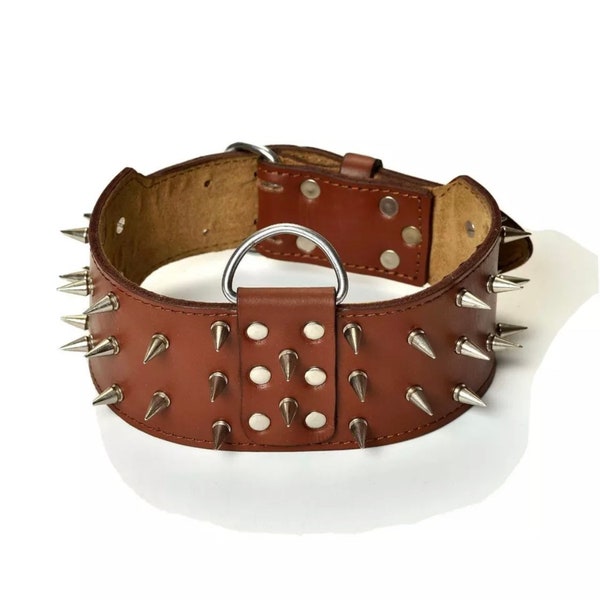 Spiked Dog Collar Etsy