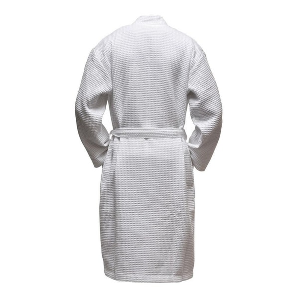 Personalized Bath Robe for Women & Men, Bulk White Robes, Custom Embroidered Robe, Monogrammed Kimono, Wholesale Set of 36 Customized Robes