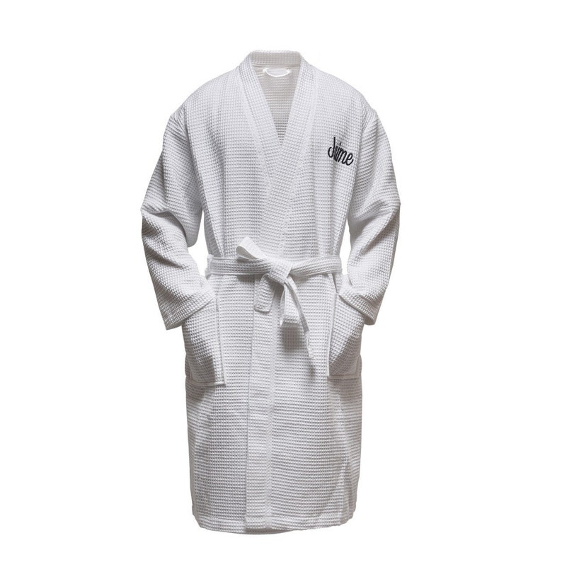 Mr and Mrs Custom Embroidered Bath Robe, Matching Couple Bathrobes, His