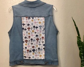 Bluivy Zipper Front Puffer Vest, Mushroom main image 0