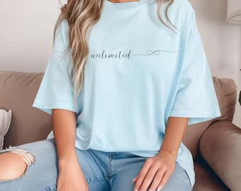 Unlimited infinity sign t-shirt, live limitless shirt, Gift for Healing, Cancer Free Shirt, Quantum Shirt, Manifestation Shirt