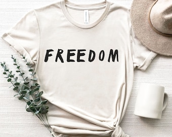 Freedom T-Shirt: Patriotic Unisex Cotton Tee