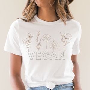 Vegan Shirt, Gift for Vegetarians, Vegan t-shirt, Animal rights shirt, Powered by Plants, Friends not Food, Shirt for Vegans, Animal Lover