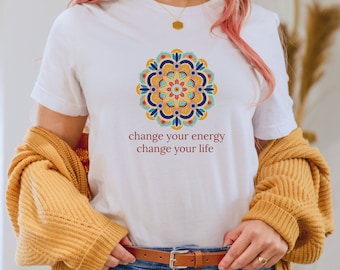 Sacred Geometry T-Shirt: Manifestation, Quantum, Supernatural
