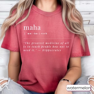 MAHA definition shirt | Make America Healthy Again | Maha Oversized Shirt | Kennedy Trump | Anti Big Pharma | MAHA MAGA