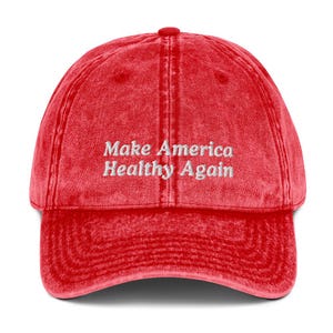 MAHA hat, Make America Healthy Again baseball hat, RFK Jr. hat, Kennedy hat, Maha Maga hat, Make Food Real Again