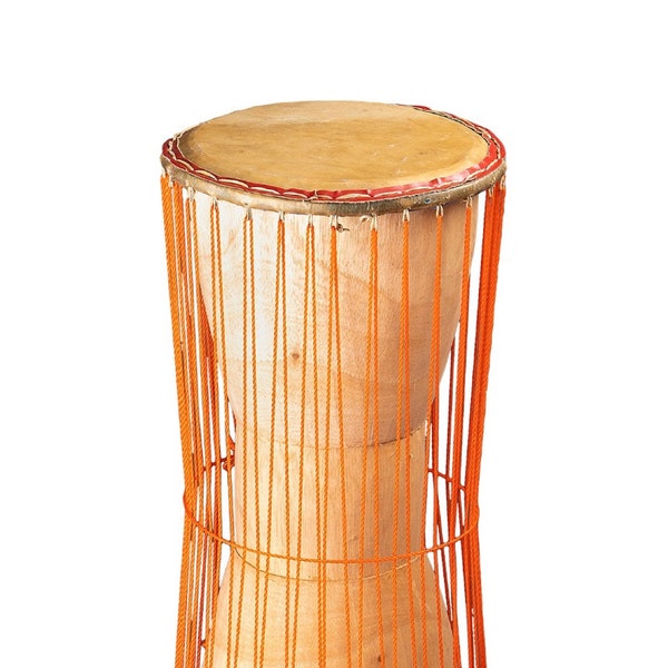 Dondo Talking Drum with Beater - Natural