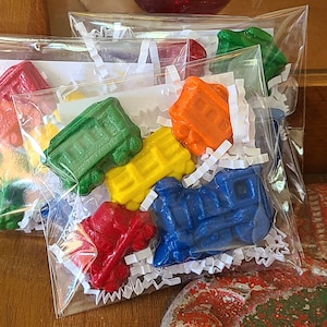 Train Party Favor Crayons - Custom Kids Gift