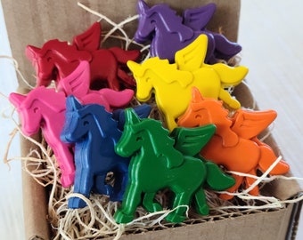Unicorn Crayons: Farm Grown Beeswax Crayons
