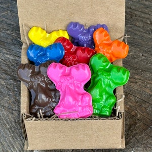 Crayons de couleur orignal - Prêts à offrir dans une boîte kraft