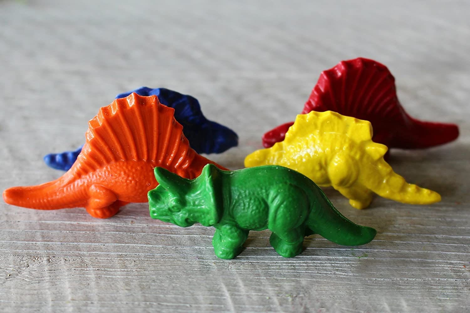 Dinosaur Crayons Set of 12 Dino Crayons handmade Natural Etsy
