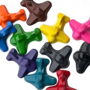 Airplane Crayons - Party Favors - Airplane Themed Custom Crayons - Birthday Personalized Favor Treat Bags