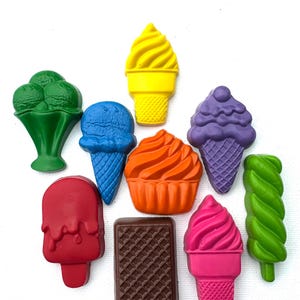 Ice Cream Parlor Coloring Crayons
