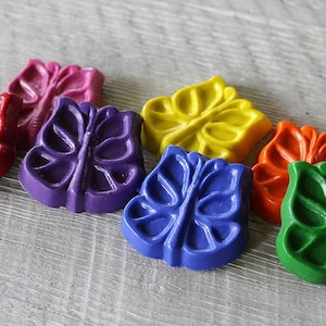 Butterfly Crayons -  Natural Kids Gift - Beeswax - Farm Gift - Birthday Party Favors - Unique gift for Kids