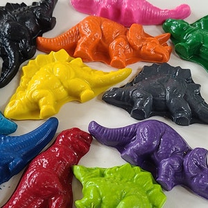 DINOSAUR CRAYONS - Inspire Coloring  Creativity - Little Kids Gift - Natural Gift - Dinosaur Toys - Educational and Learning made Fun