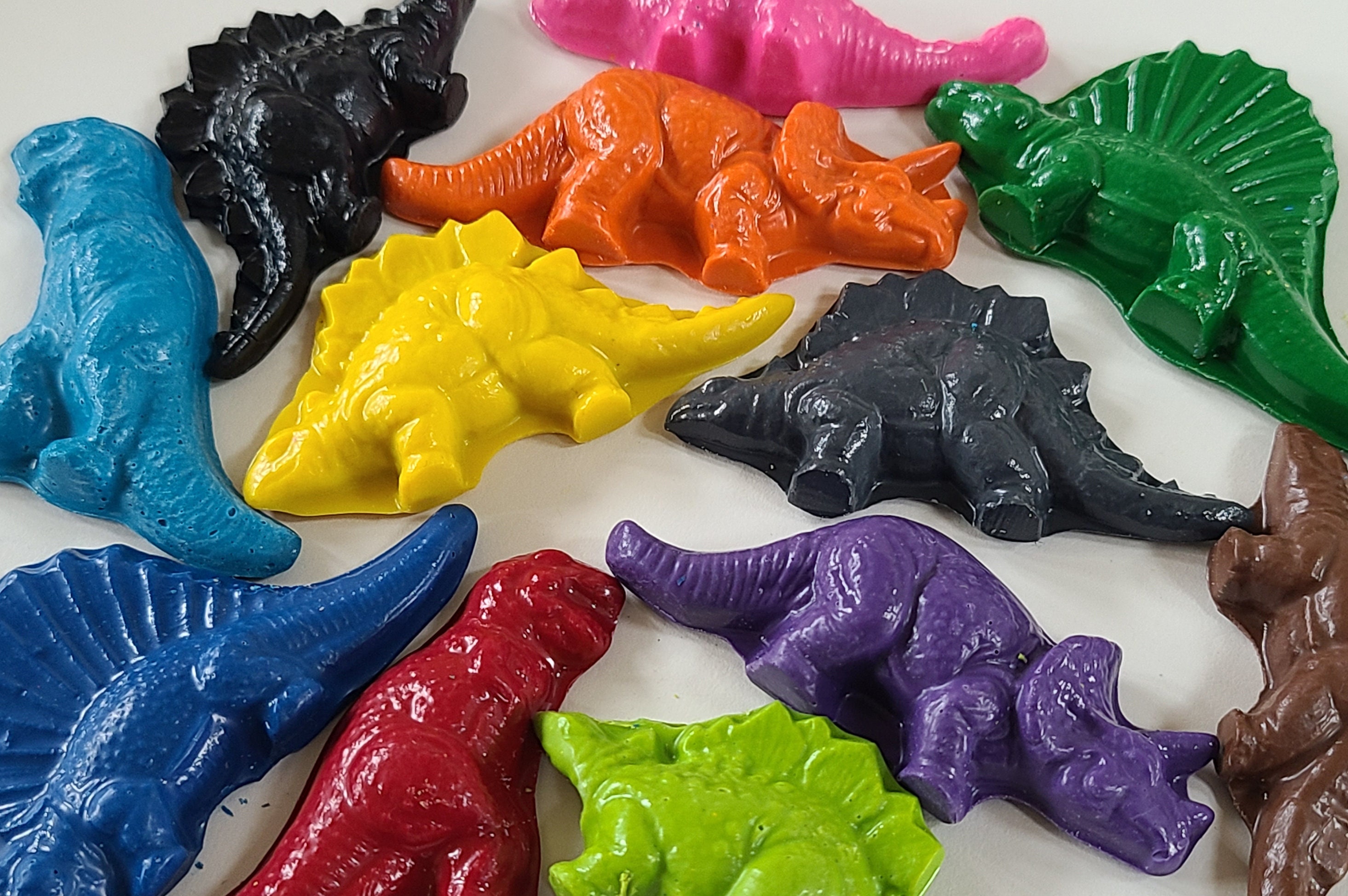 DINOSAUR CRAYONS Inspire Coloring Creativity Little Kids Etsy