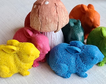 Easter Bunny Crayons: Natural Beeswax