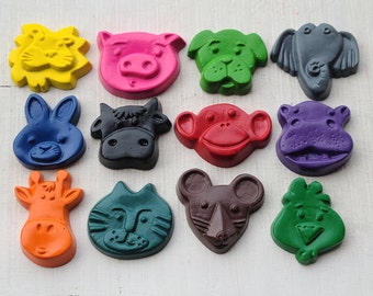 Jumbo Crayons - Choose your own custom animal crayons - Fun Gift for Kids