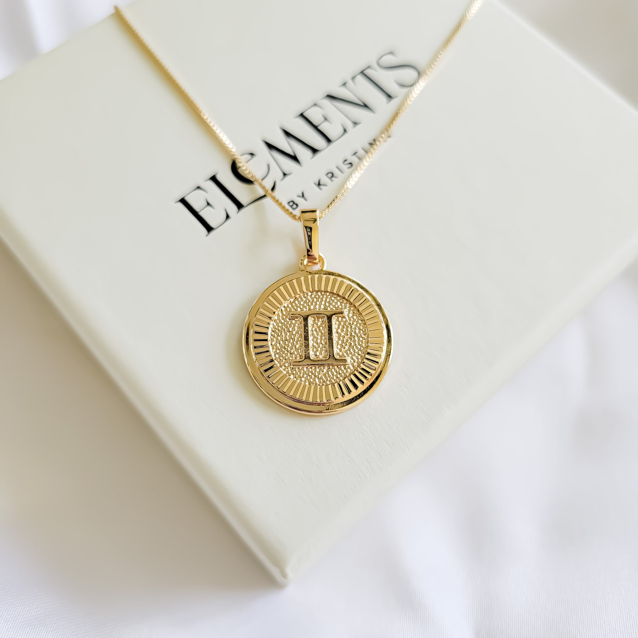 Gold Gemini Necklace - Etsy