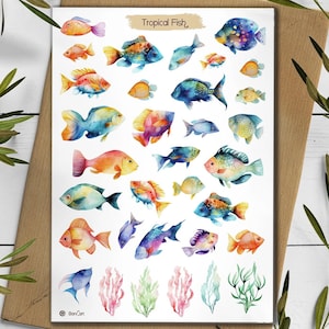 Tropische Fische Sticker: Sea Life Planner Sticker